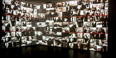 Punto visual del mapping sobre las paredes
