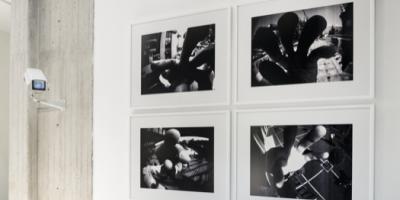 Exposición de 4 fotografías tomadas por las cámaras