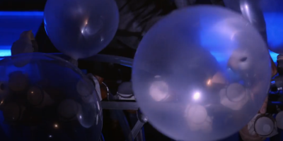 Instrumento realizado con globos